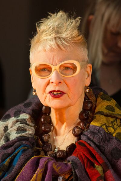 In 2018 Westwood eschewed the catwalk for digital presentations. Photograph: Dominic Lipinski/PA