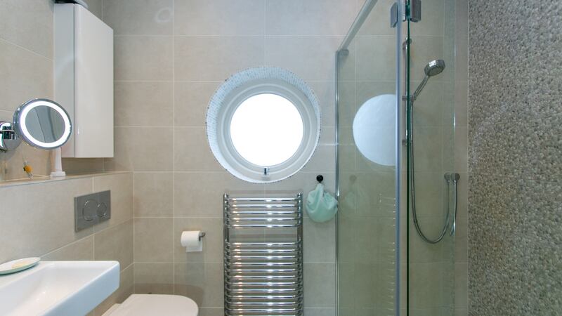 The family bathroom at 47 Glenabbey Road, Mount Merrion, Co Dublin