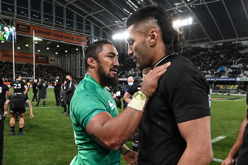 It was an emotional homecoming tour for Bundee Aki. Photograph: Andrew Cornaga/Photosport/Inpho