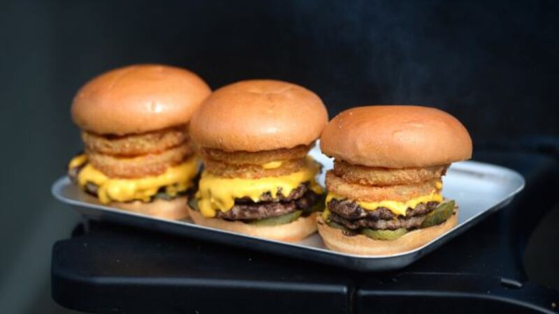 Grainne O'Keefe's ultimate beefburger.