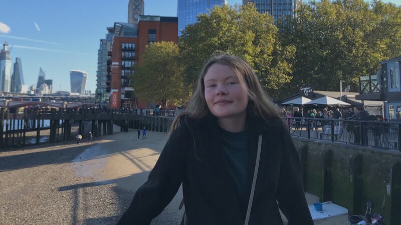 Emma Broderick, a pupil of Muckross Park College, Dublin