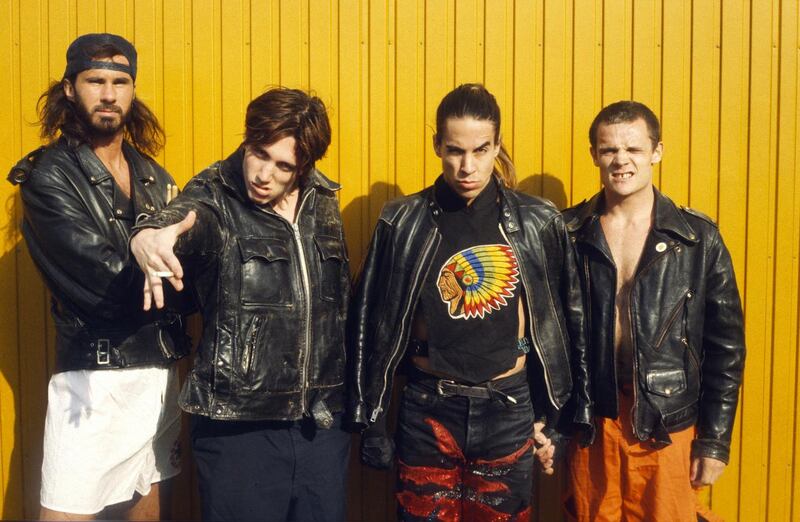 Red Hot Chili Peppers (1990). Photograph: Gie Knaeps/Getty Images