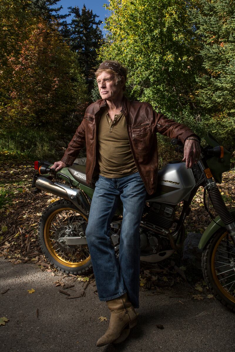 Redford, in Provo, Utah on September 23rd, 2013. Photograph: Fred R. Conrad/The New York Times
                      