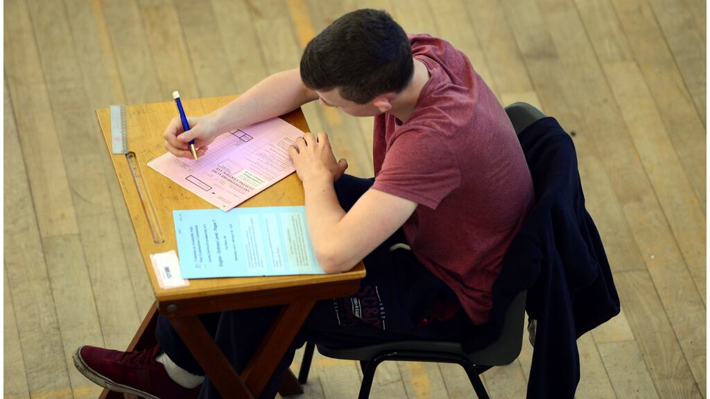 Thousands of students sat the Leaving Cert Germand exam on Friday. File photograph: Bryan O’Brien