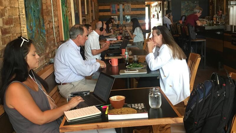 Mean Mug cafe, Chattanooga:  citizens recently re-elected Democratic mayor Andy Berke, despite Tennessee being a Republican-heavy state.