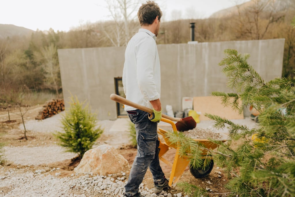 ‘I have a detached garage which I could convert into a separate dwelling as I have a large rear garden.’ Photograph: iStock