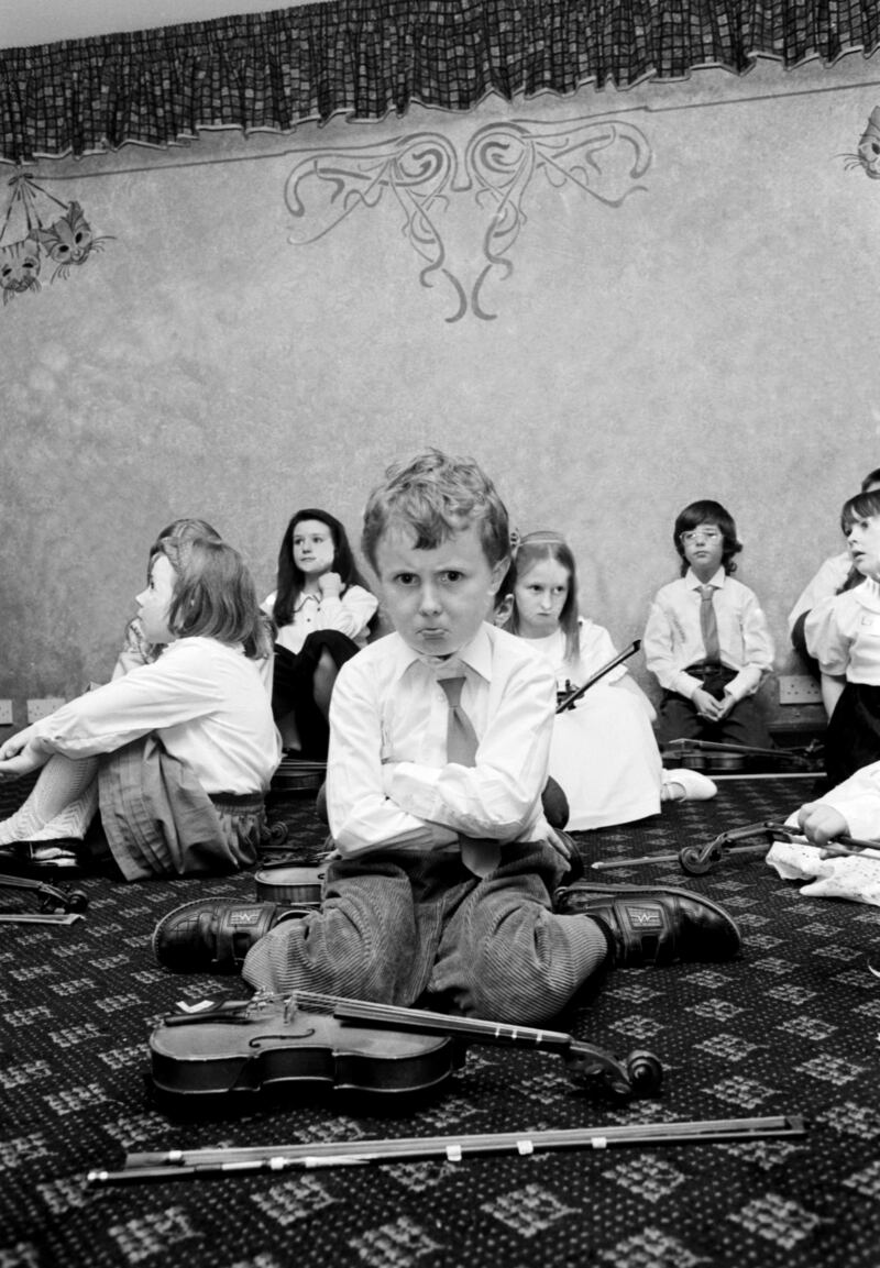 'Can’t play, won’t play… this image proved a great hit with the judges in the Press  Photographers’ Association of Ireland (PPAI) awards when I entered it in 1992. It was a winner of the Individual Study and Humorous Award categories.' Photograph: Henry Wills