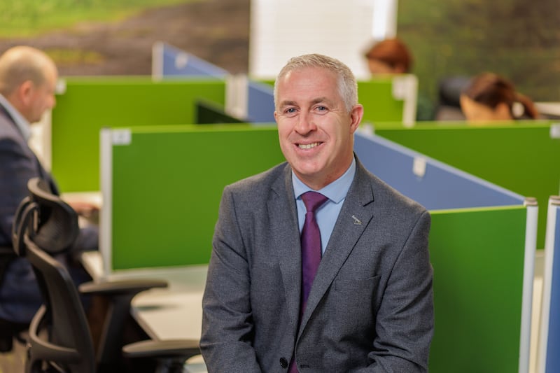 National Hub Network programme manager, Stephen Carolan, is pictured in  Ballintougher, one of 330 Connected Hub options available nationally