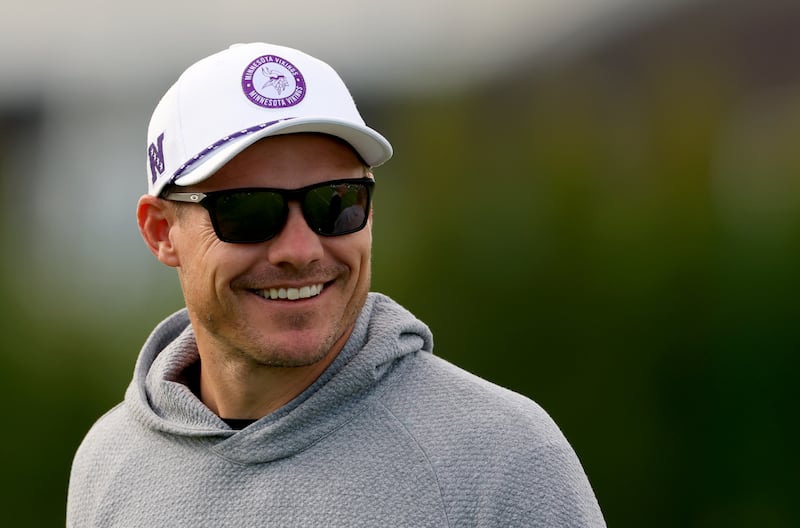 Minnesota Vikings head coach Kevin O'Connell saw more value in a pre-match visit to Croke Park than his Vikings counterpart. Photograph: James Crombie/Inpho