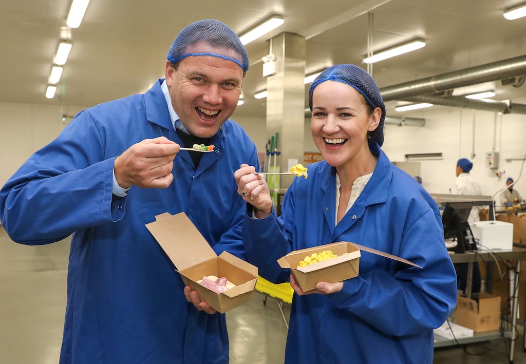 From left: chief executive of The Lunch Bag Ray Nangle and managing director Ger Killian. The Lunch Bag has announced a €7.5m expansion plan as it increases its Nenagh operation. Photograph: Odhran Ducie.