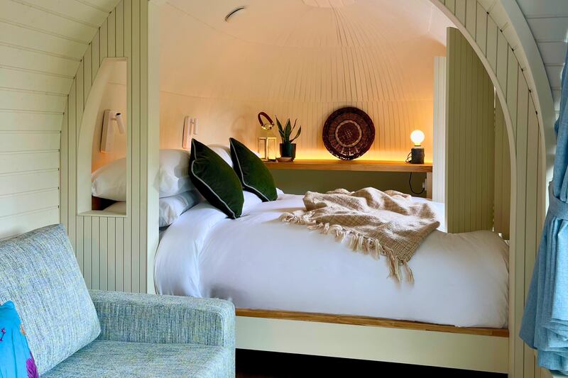 Bed in Estate Cabin in Ballygarry