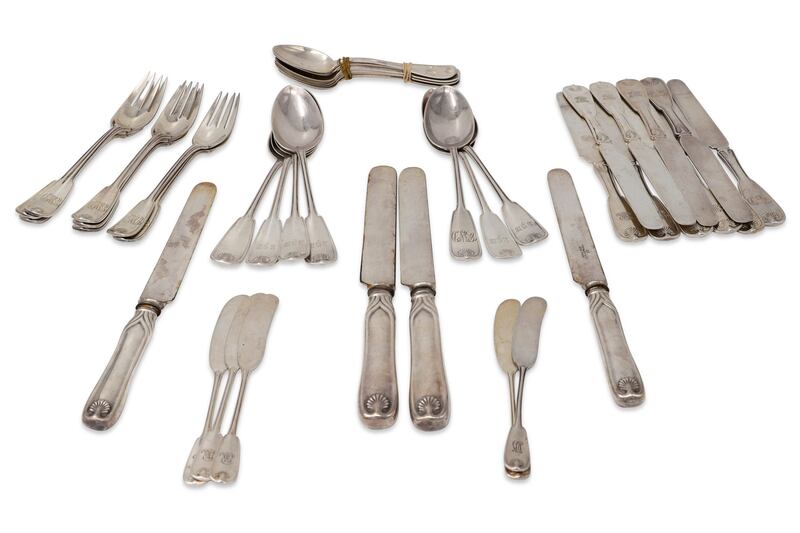 Sterling silver cutlery by Tiffany & Co from the 1920s O'Reilly's