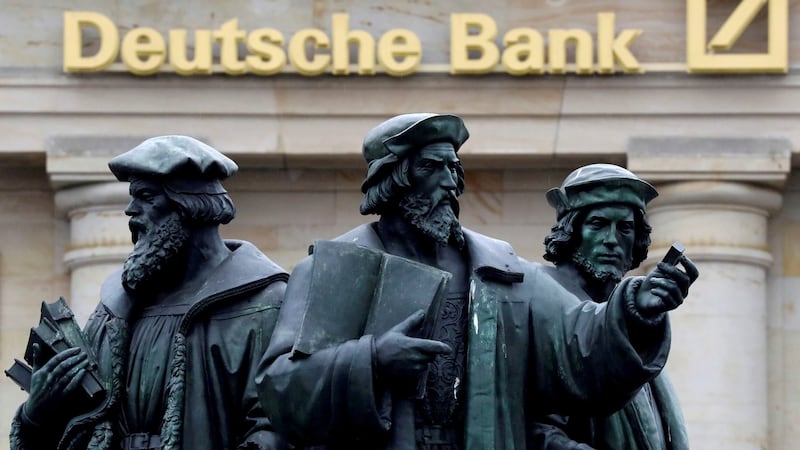 Deutsche Bank reckons profits could rise 25 per cent or higher while JP Morgan predicts that earnings will rise 21 per cent.  Photograph: Kai Pfaffenbach/Reuters