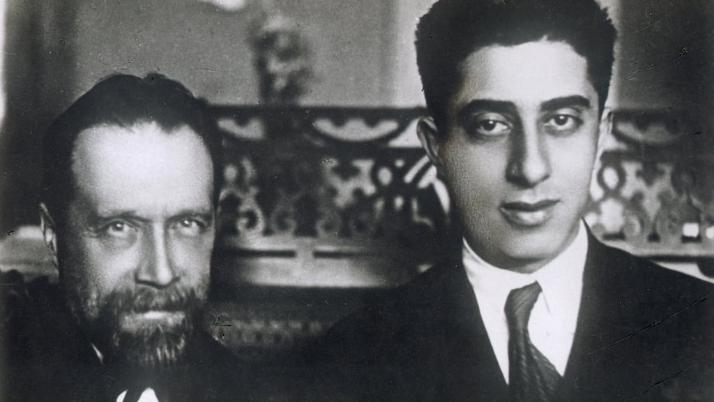 Composers Nikolai Myaskovsky and Aram Khachaturian, 1933. Photograph: Getty Images