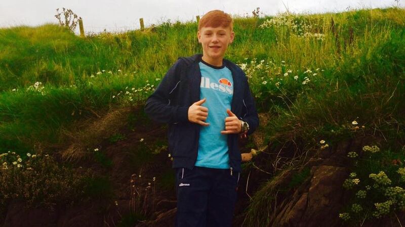 Sean O’Reilly, who is due to sit his Junior Cert in June, was cycling home  from a friend’s house in Tallaght, Dublin, when he was hit by a car on Sunday.