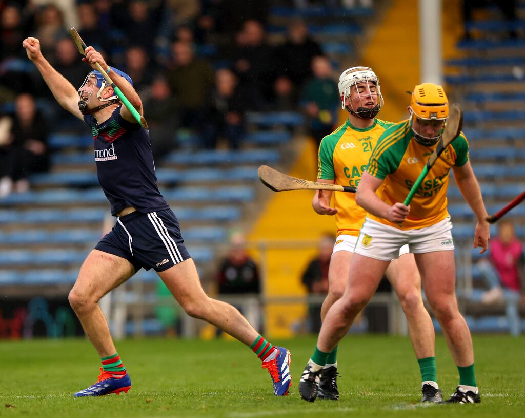Tipperary Senior Hurling Championship Final, FBD Semple Stadium, Thurles, Co Tipperary on Sunday where Loughmore-Castleiney’s John McGrath celebrates scoring a late goal. Photograph: James Crombie