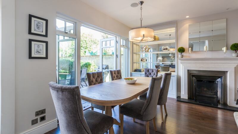 The dining room