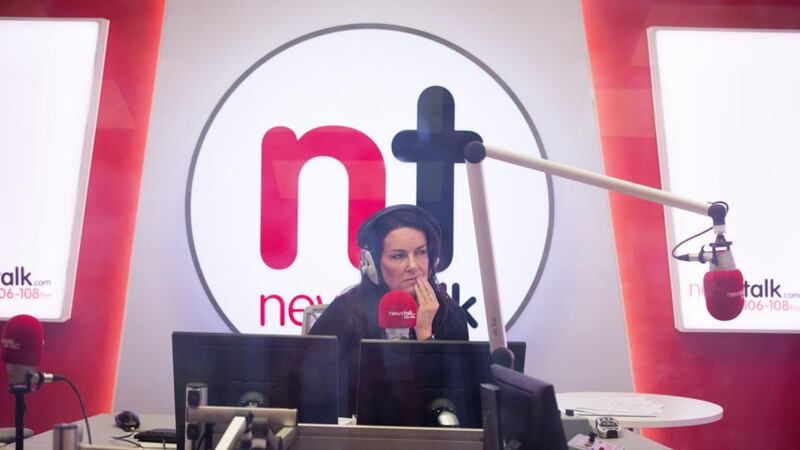 Lunchtime Live: Ciara Kelly in the studio at Newstalk. Photograph: Tom Honan