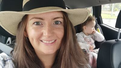 Aisling Marron with her baby