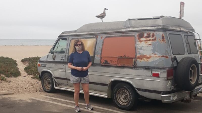 Breda Wall is from Trim, Co Meath and works in special education in Santa Barbara, California. Van not her own