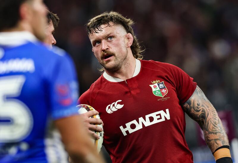 Lions' Andrew Porter. Photograph: Billy Sitckland/Inpho