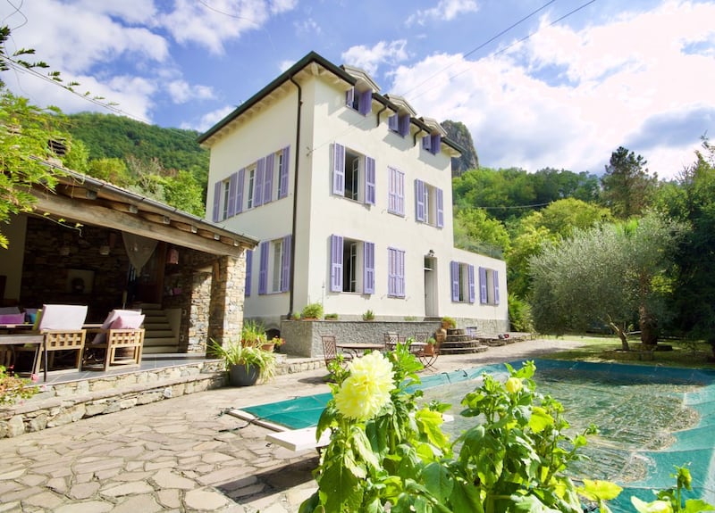 Country house in Liguria in Italy.
