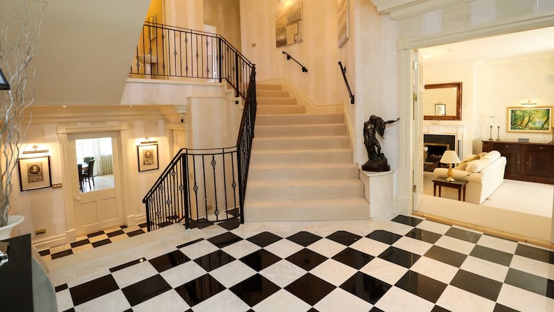 Hall and staircase.