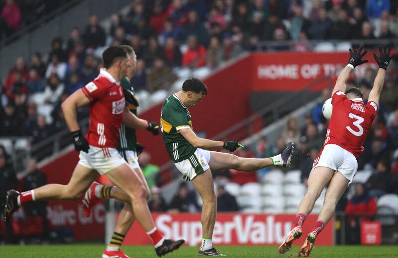 Kerry's David Clifford against Cork in the Munster Senior Championship in 2025. Photograph: Bryan Keane/Inpho