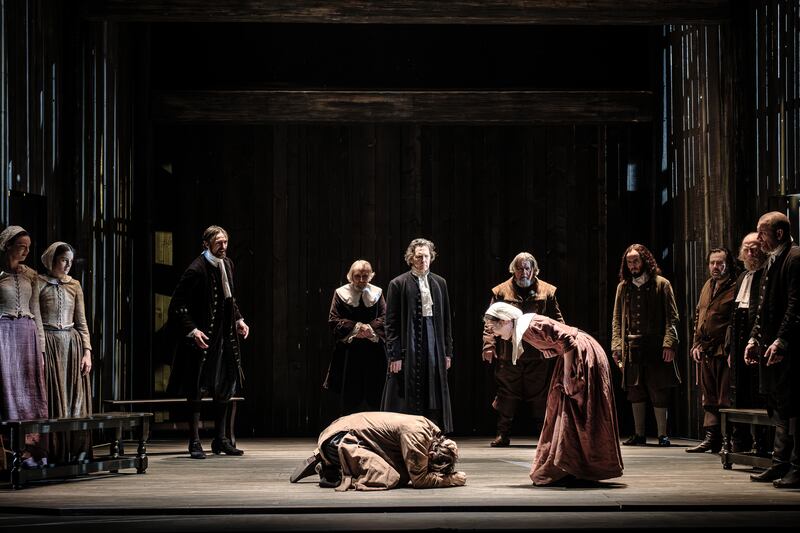 The Crucible: Andrew McCarthy leads the cast in the Gaiety Theatre production. Photograph: Marcin Lewandowski