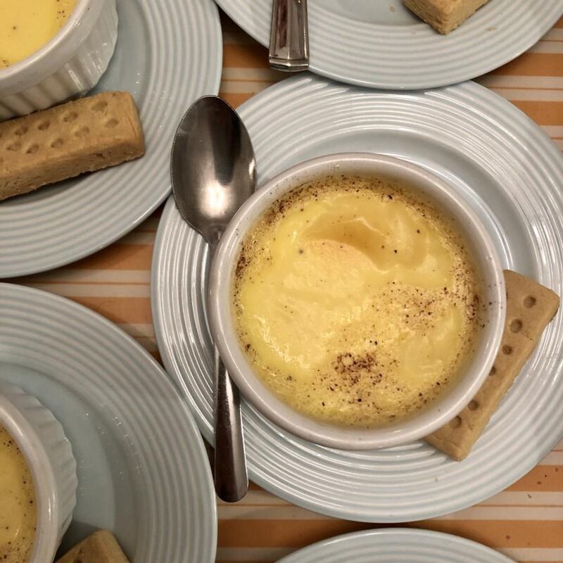 Marguerite Patten’s baked egg custard