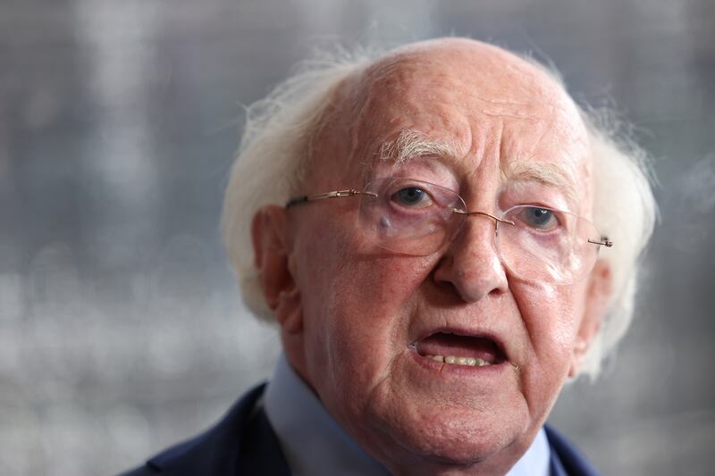 President Michael D Higgins pictured in Dublin on May 29th, 2025. Photograph: Dara Mac Dónaill / The Irish Times







