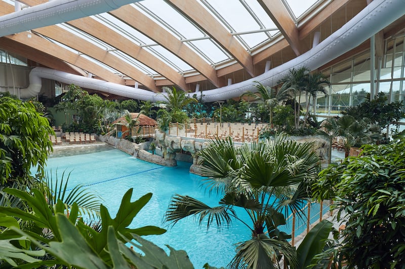 The pool at Center Parcs
