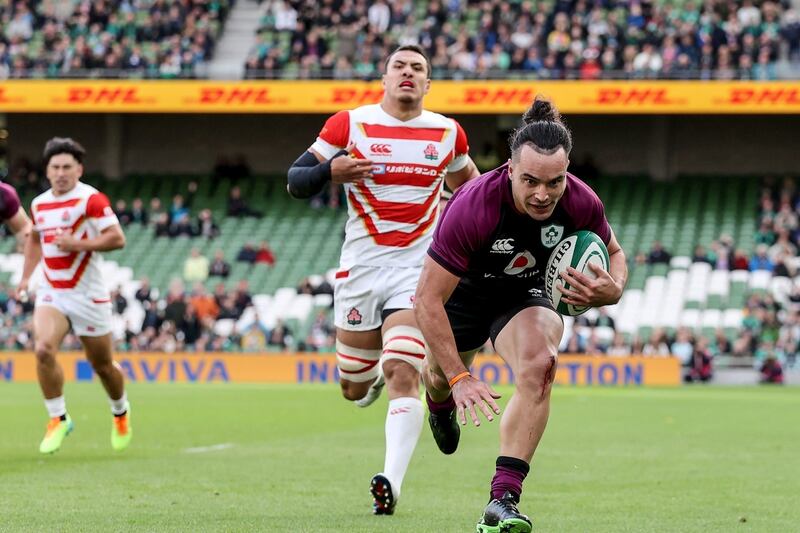 Fitter, stronger, faster: James Lowe making his Ireland mark in time for the All Blacks