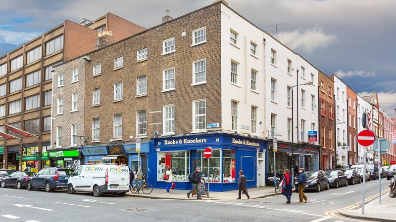 Melford Property Consultants will be looking for bids over €950,000 for the Knobs & Knockers building on the corner of Nassau  and South Frederick streets.
