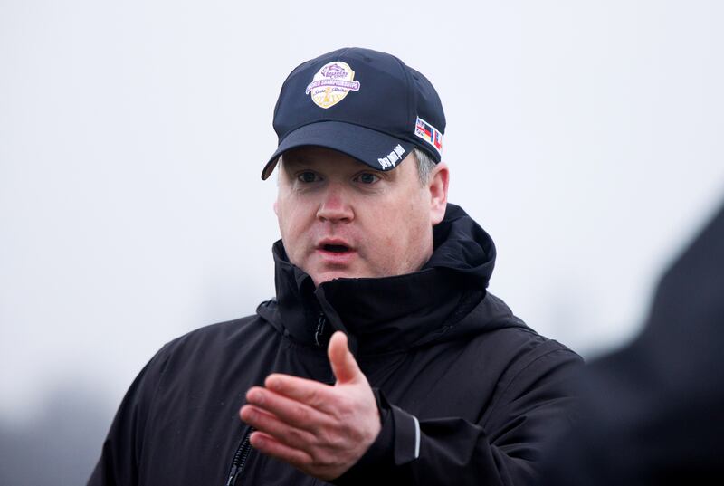 Trainer Gordon Elliott at Prestbury Park in March. Photograph: Tom Maher/Inpho