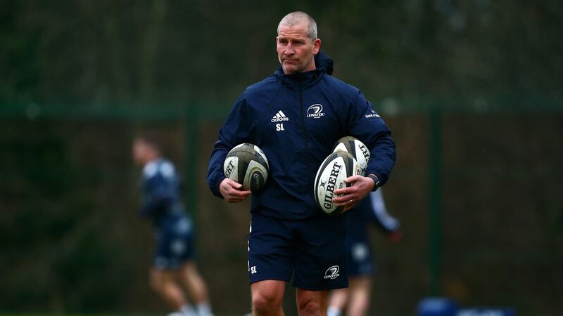 Leinster senior coach Stuart Lancaster during a training session at UCD. Photograph: Tom O’Hanlon/Inpho