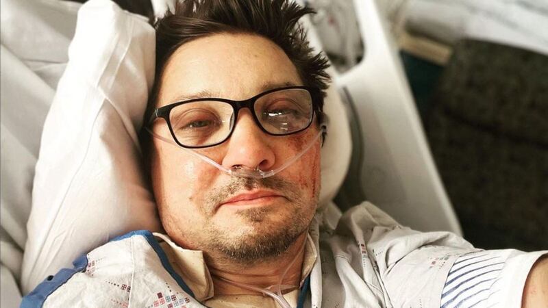 Jeremy Renner thanked fans for their 'kind words' as he recovered in hospital. Photograph: Jeremy Renner/Instagram