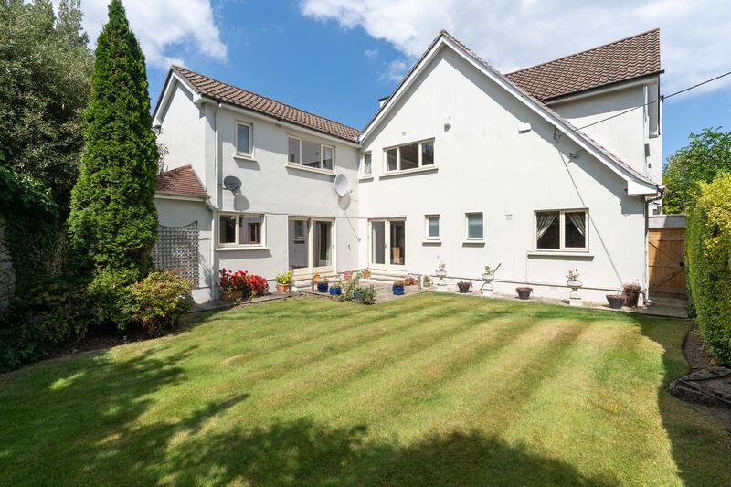 The rear garden