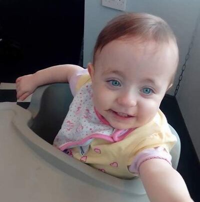 Sophia is now two years old.