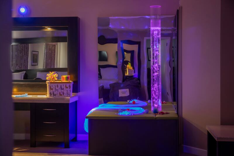 Dublin's Ashling Hotel has sensory room with mood cubes, weighted blankets, vibrating pillows and low levels of lighting