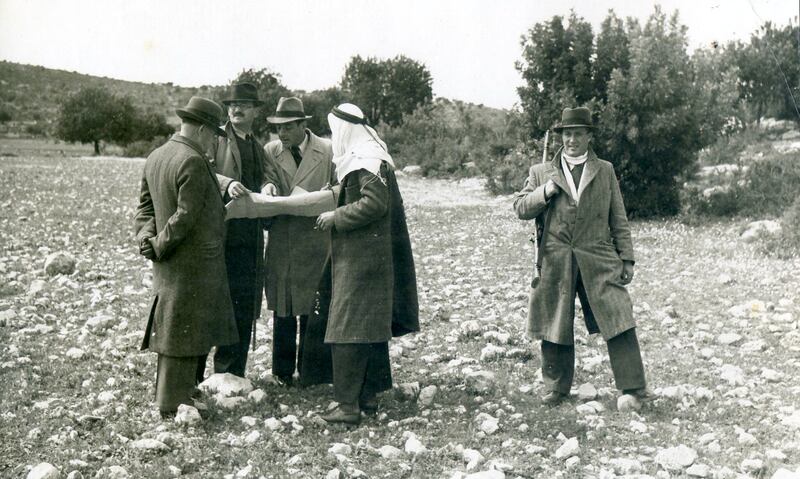 Yossef Weits negotiating a land deal. Photograph: Edgar Hirshbein/Bitmuna archive
