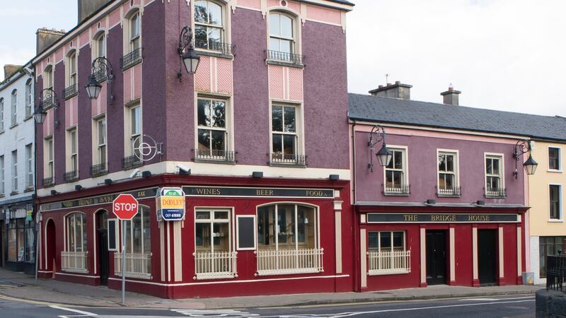 The closed Bridge House pub in Newcastle West. Photograph Liam Burke/Press 22