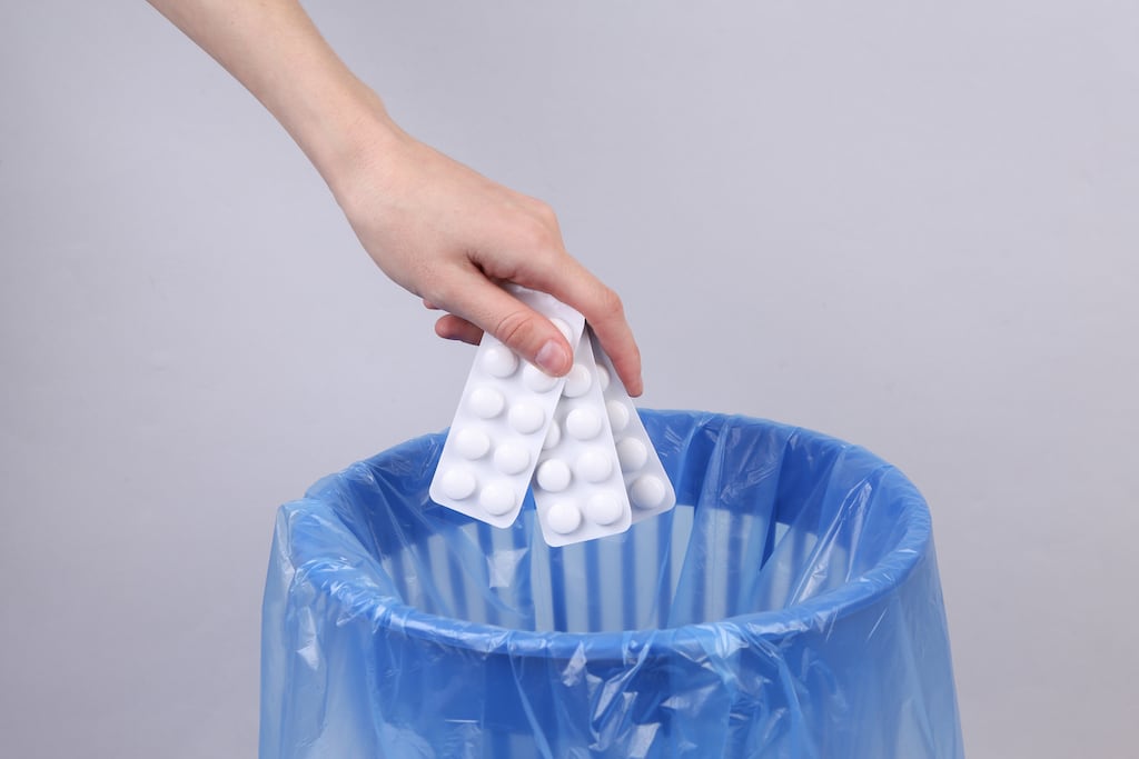 Think before you dump medication: waste of these products is a growing ecological, economic and public health challenge across Europe.