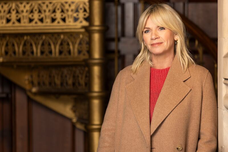 Zoe Ball in Who Do You Think You Are? Photograph: Stephen Perry/Wall to Wall Media/BBC