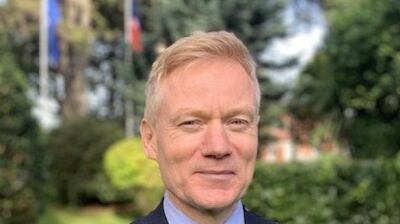 Vincent Guérend, France’s ambassador to Dublin, says French exports to Ireland grew by 45 per cent in 2022. Photograph: French Embassy