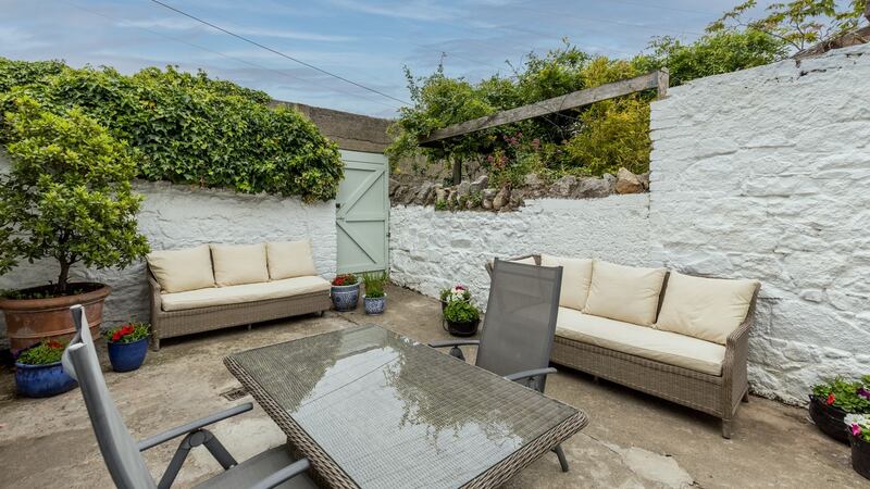 The rear garden