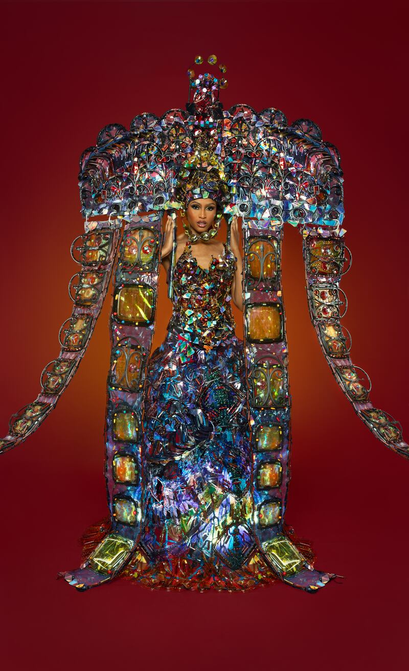 A major piece from the Stained Glass collection bought by New Zealand drag queen RuPaul