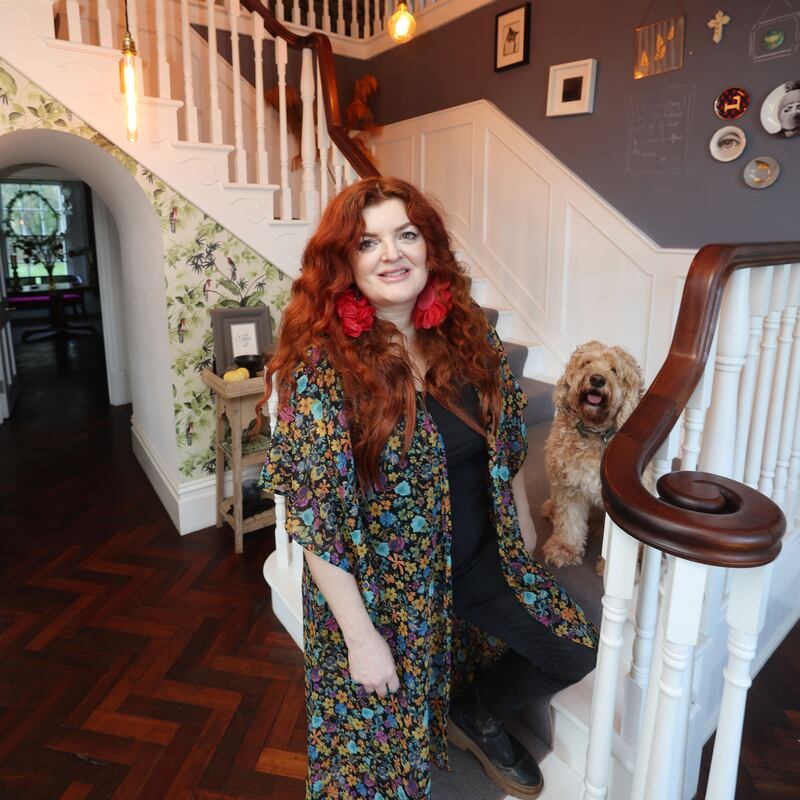 Ciara Rose McCormack with her dog Ollie. All photographs: Alan Betson
