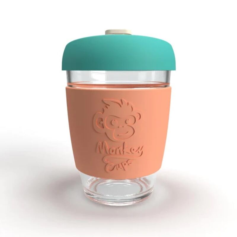 Monkeycup is made from glass.