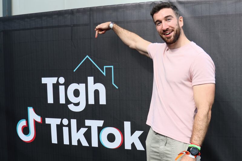 TikToker Caolán Ward (@crayonward) at the National Ploughing Championships